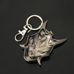 Metal Mask Model Keychain Creative Key Chain Key Ring Pendant Gift