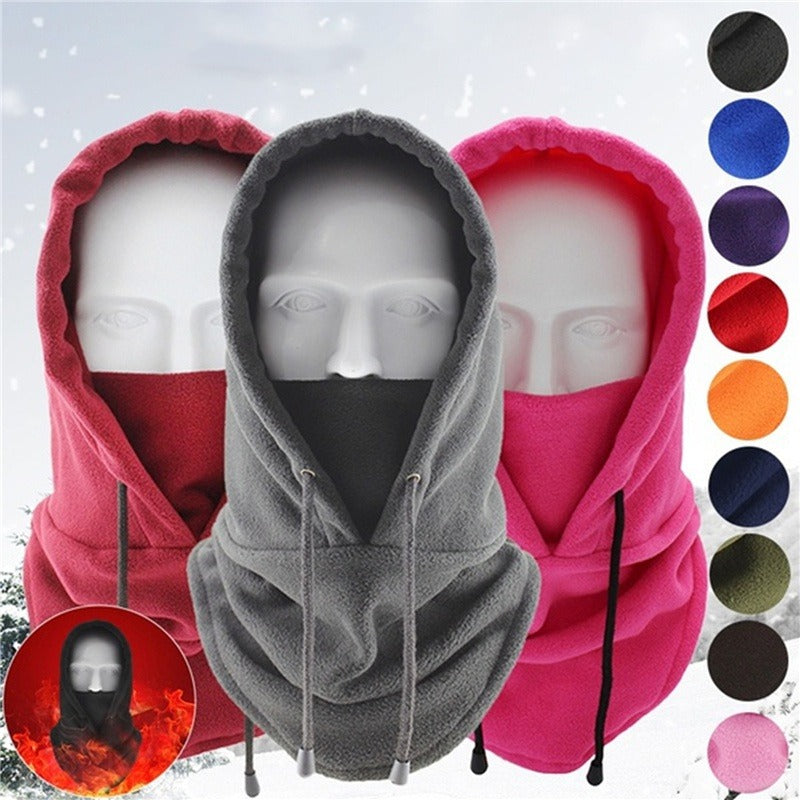 Outdoor Cycling Head Cover Coldproof Windproof Ski Hat Fleece Warm Hat