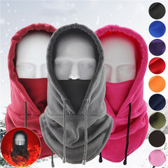 Outdoor Cycling Head Cover Coldproof Windproof Ski Hat Fleece Warm Hat