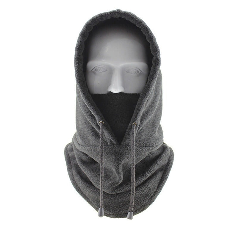 Outdoor Cycling Head Cover Coldproof Windproof Ski Hat Fleece Warm Hat