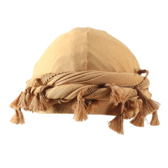 Vintage Twist Head Wraps Turban for Men Durag Tassel