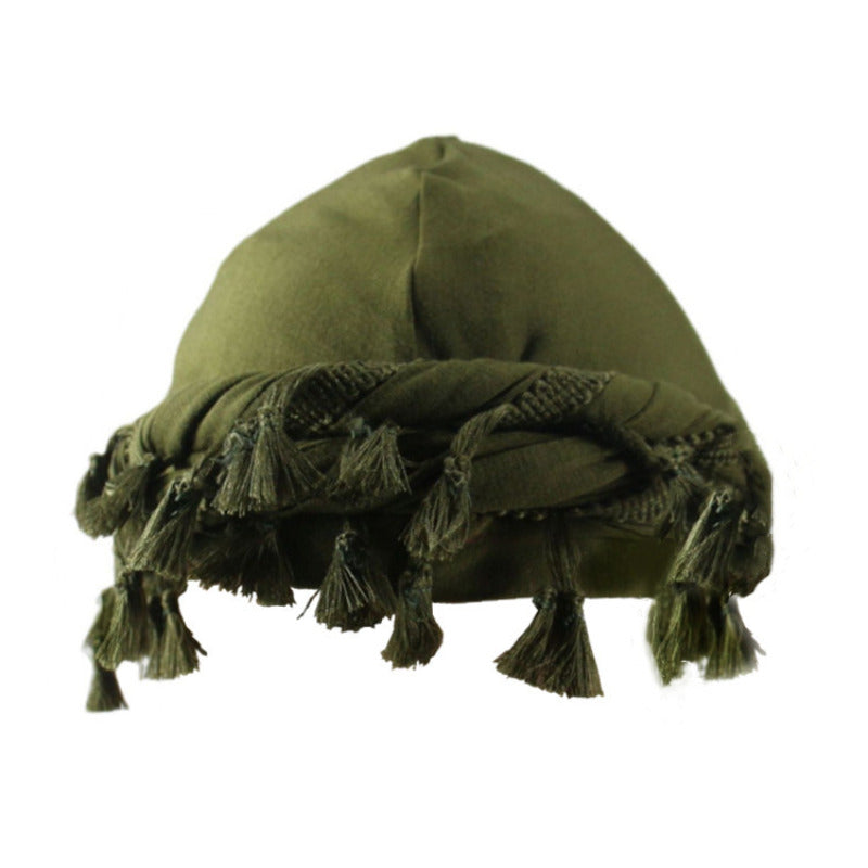 Vintage Twist Head Wraps Turban for Men Durag Tassel