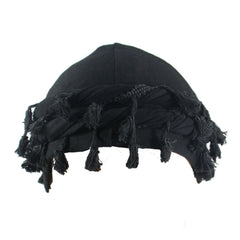 Vintage Twist Head Wraps Turban for Men Durag Tassel