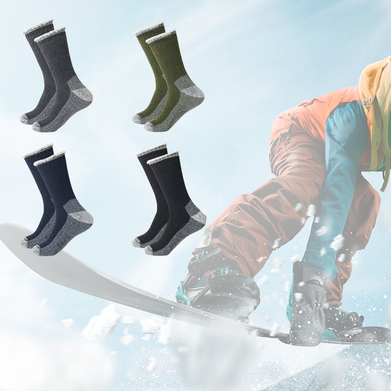 Thick Ski Socks for Men & Women Outdoor Sports - Warm & Coldproof