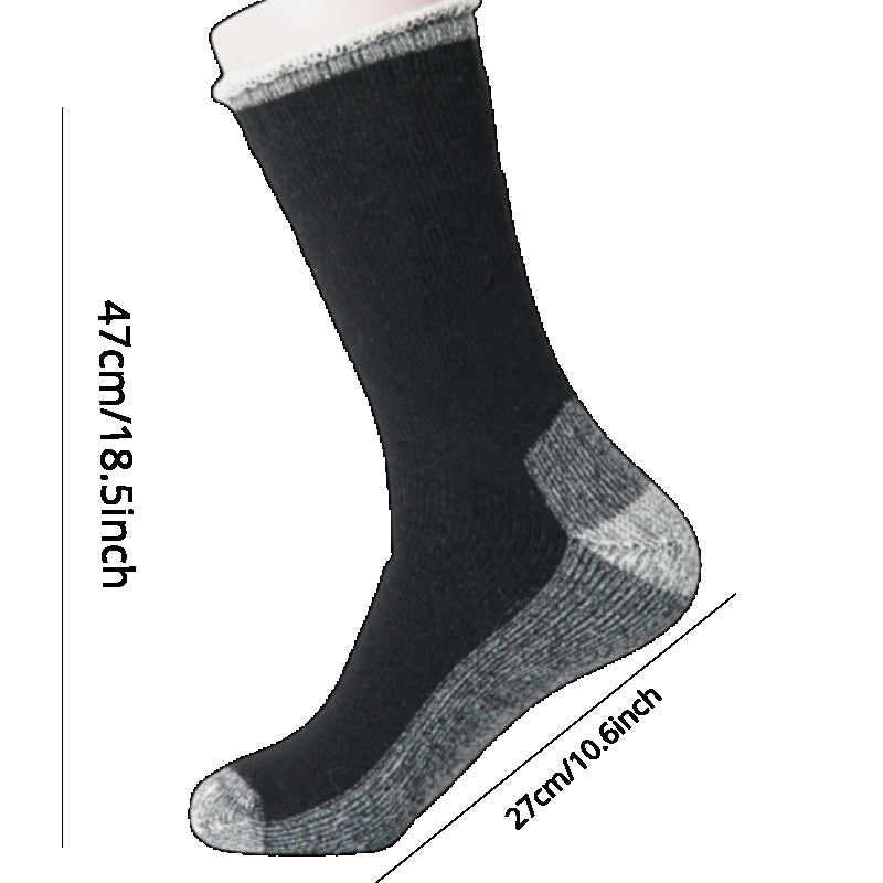 Thick Ski Socks for Men & Women Outdoor Sports - Warm & Coldproof
