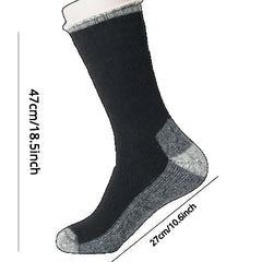 Thick Ski Socks for Men & Women Outdoor Sports - Warm & Coldproof