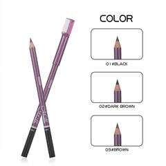 12pcs Waterproof Eyebrow Pencil Set with Brush and Comb
