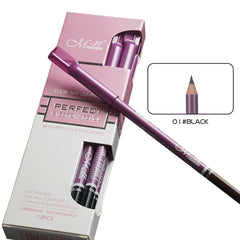 12pcs Waterproof Eyebrow Pencil Set with Brush and Comb