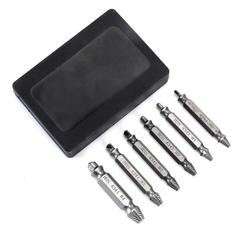 Screw Extractor Easy Out Drill Bit Set - Broken Wire Removal Tool