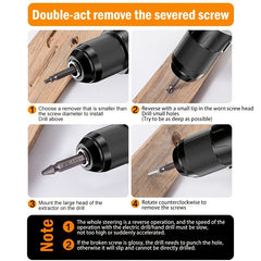 Screw Extractor Easy Out Drill Bit Set - Broken Wire Removal Tool