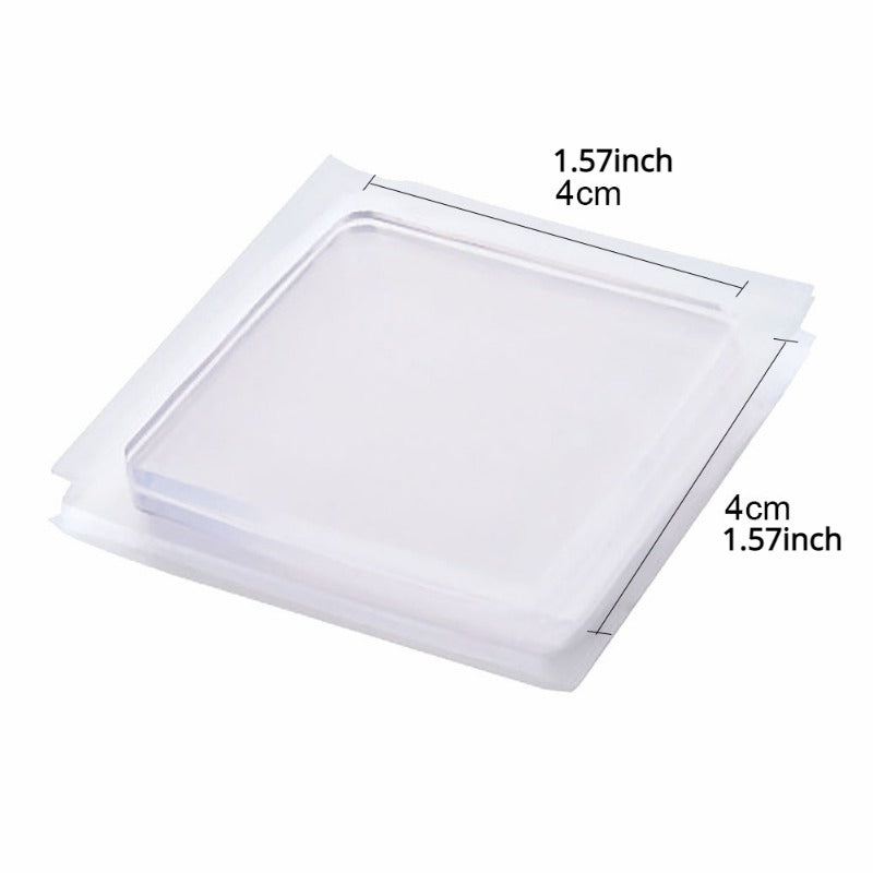 4pcs Transparent Washing Machine Pad Anti Vibration Shock Absorbing Non Slip