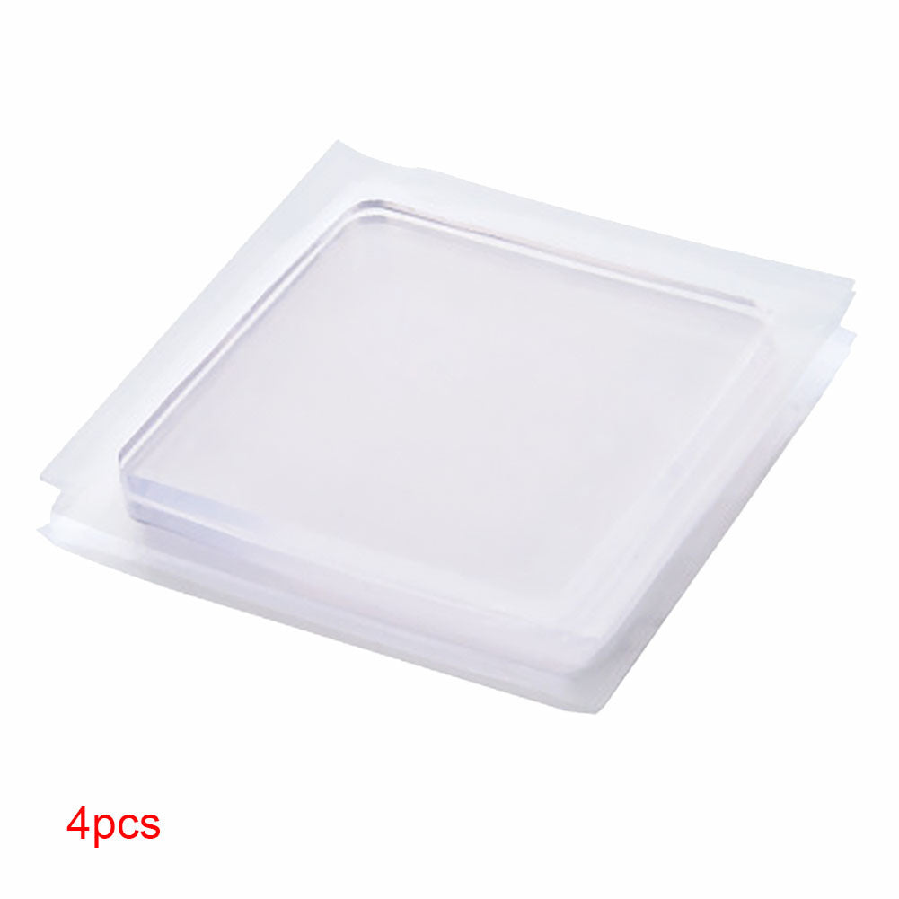 4pcs Transparent Washing Machine Pad Anti Vibration Shock Absorbing Non Slip