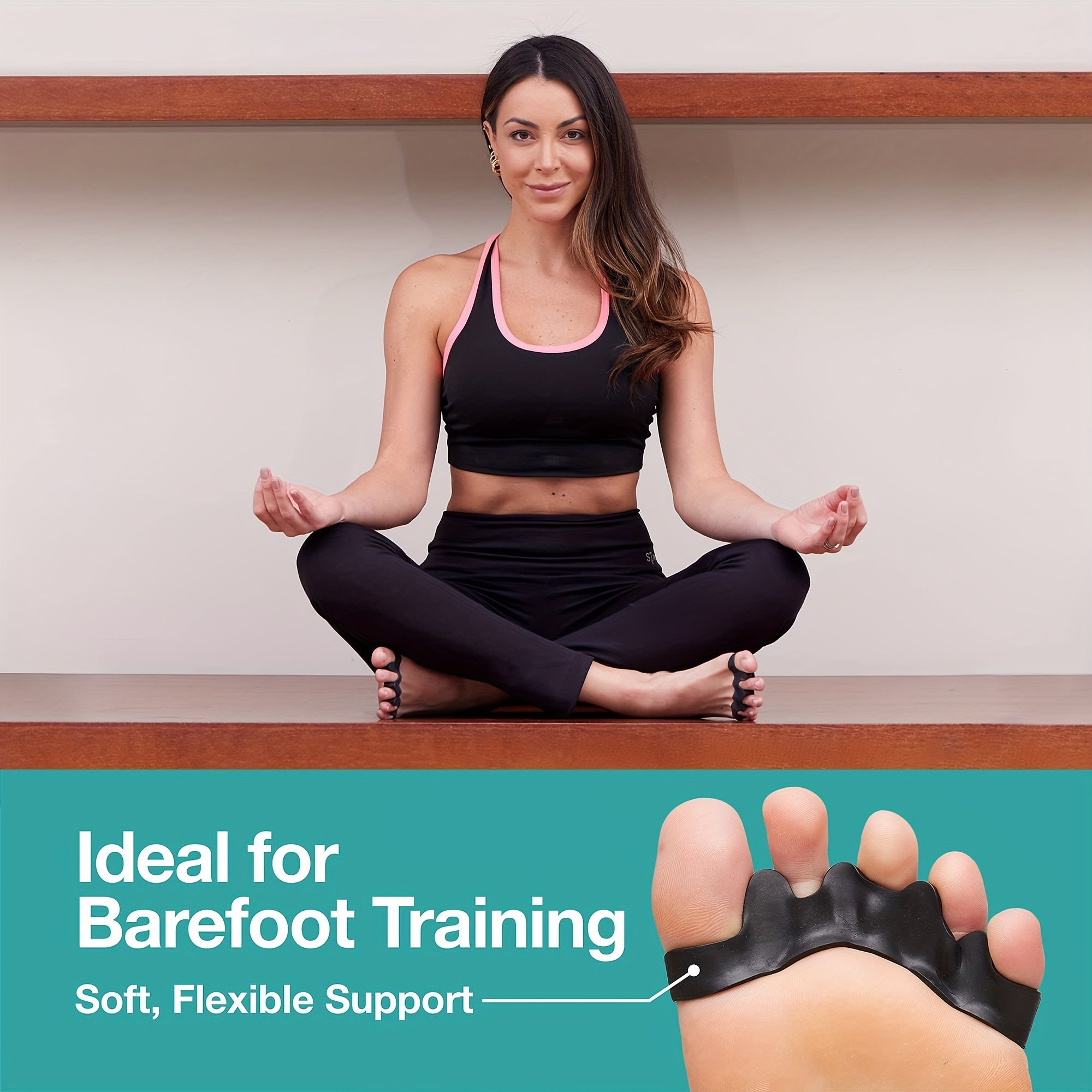 4pcs Silicone Toe Spacers Bunion Hammertoe Straighteners