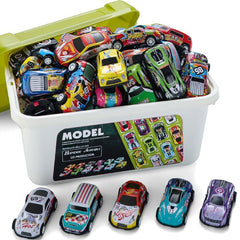 Alloy Pull Back Car Toy With Storage Box Children's Toy Car Model