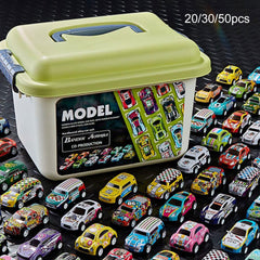 Alloy Pull Back Car Toy With Storage Box Children's Toy Car Model