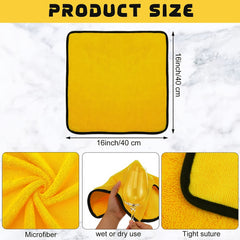 Ultra Plush Microfiber Towels for Car & Boat Washing - Home Cleaning Cloths