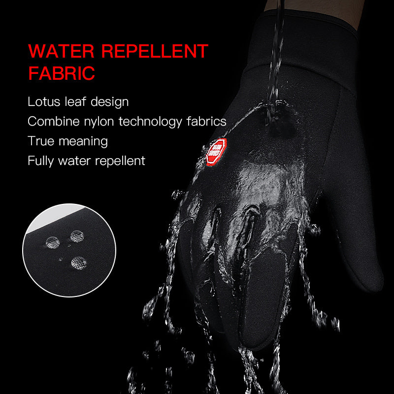 Winter Waterproof Windproof Warm Fleece Gloves for Outdoor Activities