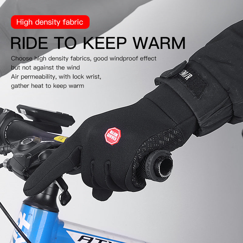 Winter Waterproof Windproof Warm Fleece Gloves for Outdoor Activities