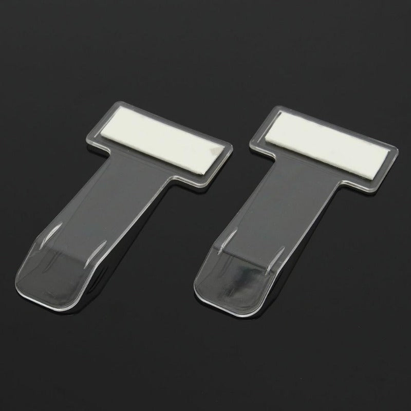2pcs Car Parking Ticket Clip Bill Holder Organizer