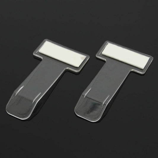 2pcs Car Parking Ticket Clip Bill Holder Organizer