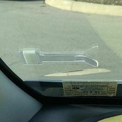 2pcs Car Parking Ticket Clip Bill Holder Organizer