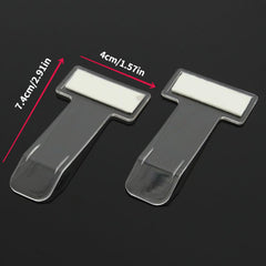 2pcs Car Parking Ticket Clip Bill Holder Organizer