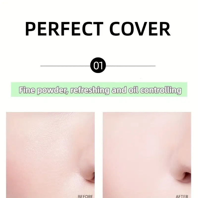 4 Grid Setting Powder Long Lasting Waterproof Face Contouring