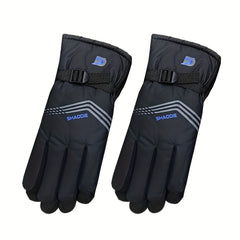 Winter Fleece Lined Warm Gloves Waterproof Touch Screen Gloves