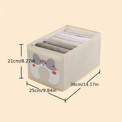 Cartoon Clothes Storage Box Indoor Drawer Storage Baskets