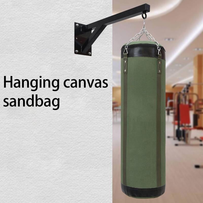 Boxing Punching Bag Canvas Training Hanging Sandbag