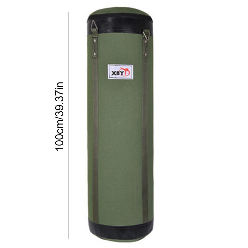 Boxing Punching Bag Canvas Training Hanging Sandbag