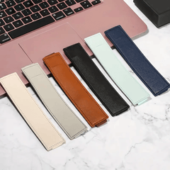 PU Leather Adjustable Elastic Pen Holder For Planner Notebook