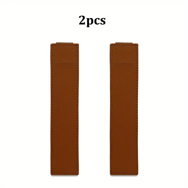 PU Leather Adjustable Elastic Pen Holder For Planner Notebook
