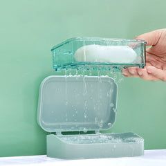Travel Soap Dish Holder Waterproof Dustproof Soap Box Case Bathroom Organizer