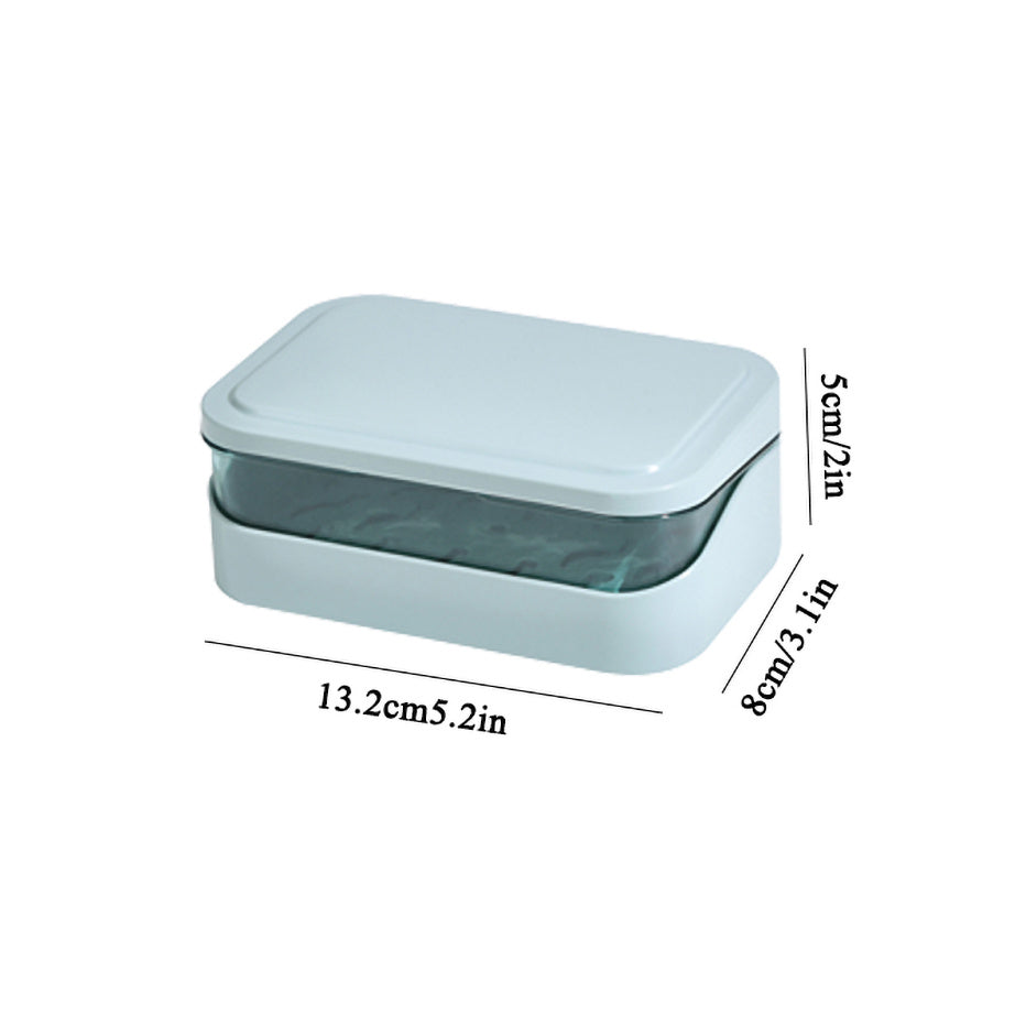 Travel Soap Dish Holder Waterproof Dustproof Soap Box Case Bathroom Organizer