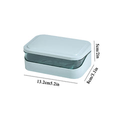 Travel Soap Dish Holder Waterproof Dustproof Soap Box Case Bathroom Organizer