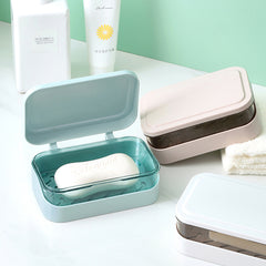 Travel Soap Dish Holder Waterproof Dustproof Soap Box Case Bathroom Organizer