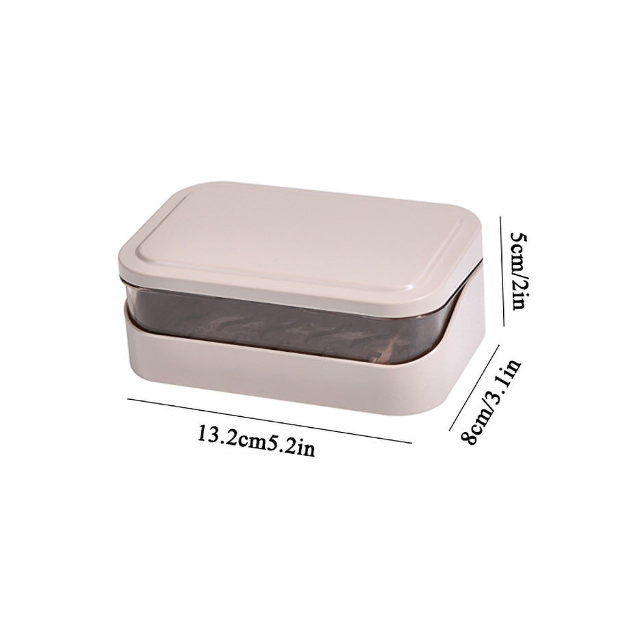 Travel Soap Dish Holder Waterproof Dustproof Soap Box Case Bathroom Organizer