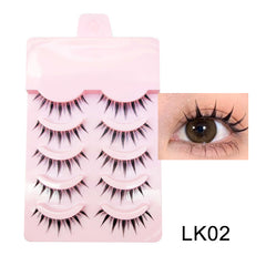 Manga Lashes Soft Natural Thick Wispy False Eyelashes