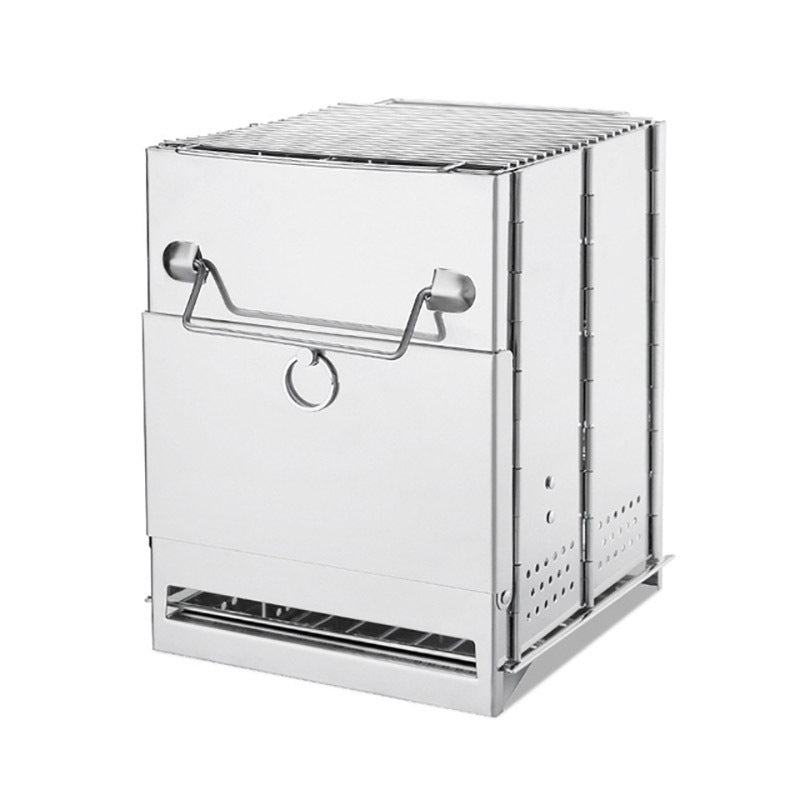 Stainless Steel Camping Stove Fire Wood Stoves Portable Burning Tools