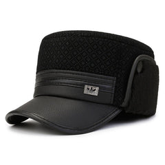 Winter Casual Warm Windproof Hat for Elderly Men and Women