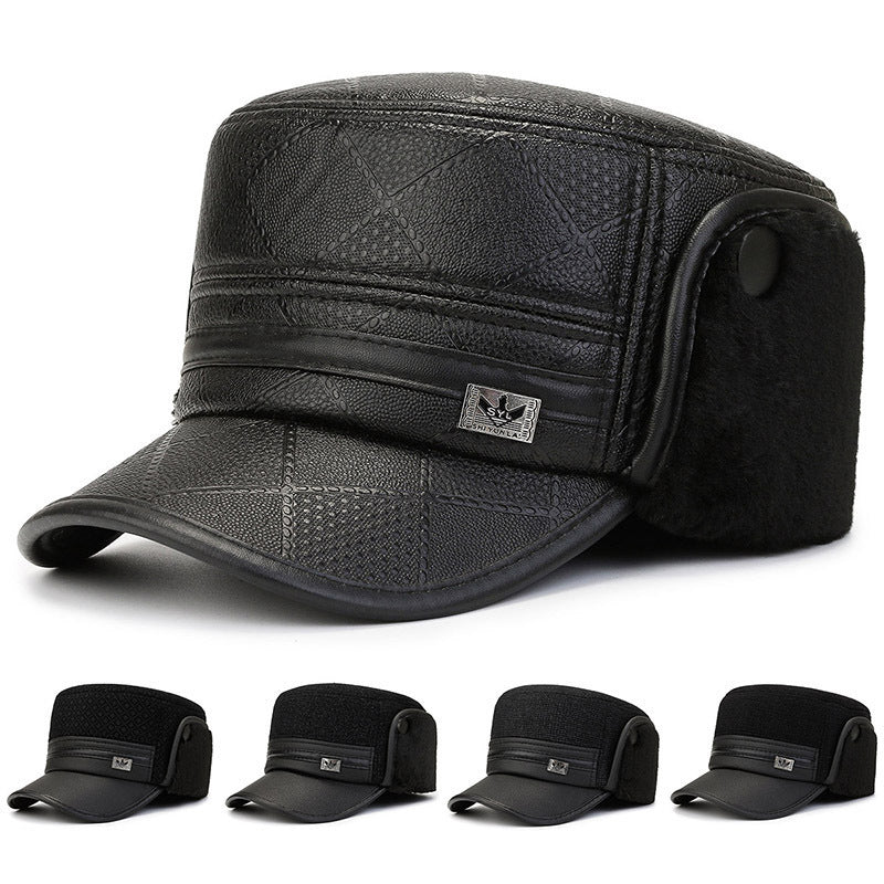 Winter Casual Warm Windproof Hat for Elderly Men and Women