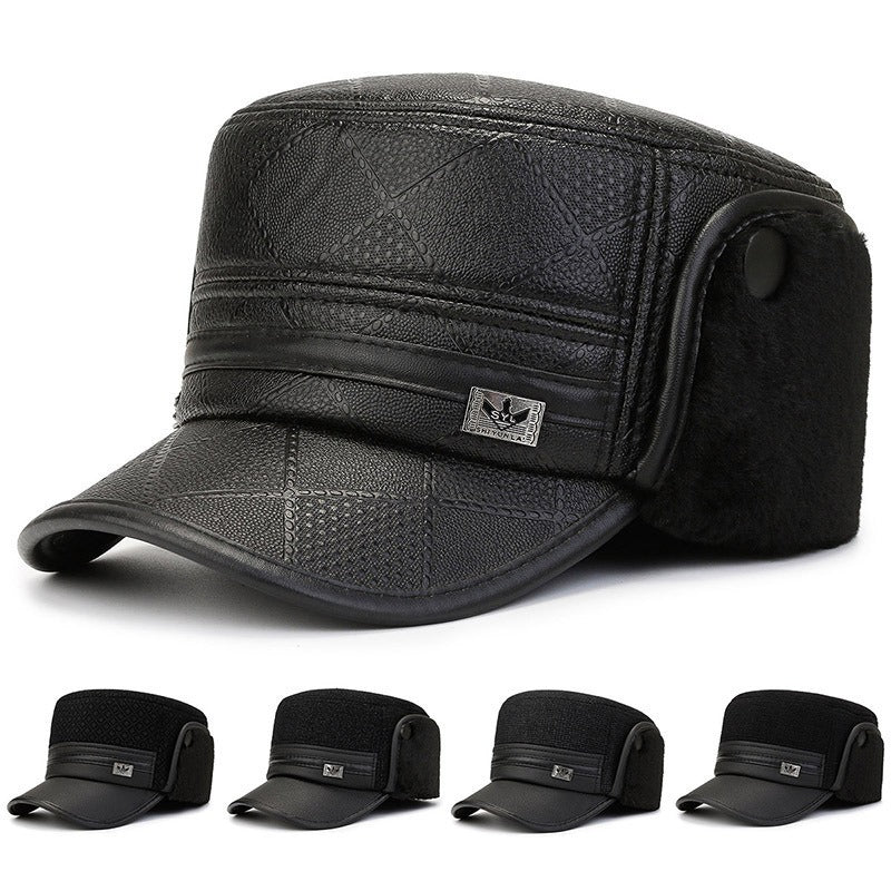 Winter Casual Warm Windproof Hat for Elderly Men and Women