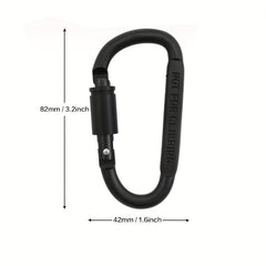 2pcs Locking Carabiner Clips Heavy Duty for Camping Hiking Travel