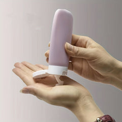 4pcs Travel Bottles Set Refillable Cosmetic Containers Shampoo Shower Gel