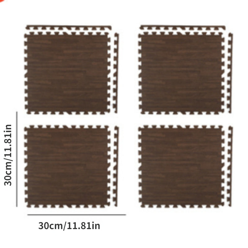 2pcs Square Foam Floor Mat for Exercise and Yoga - Easy to Install