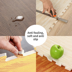 2pcs Square Foam Floor Mat for Exercise and Yoga - Easy to Install