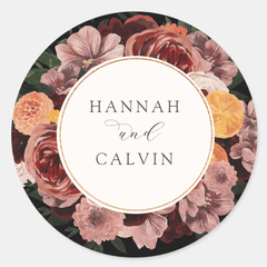 Custom Wedding Name Stickers Personalized Celebration Tags
