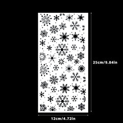 1pc Snowflakes Reusable Plastic Template for DIY Decor Scrapbooking