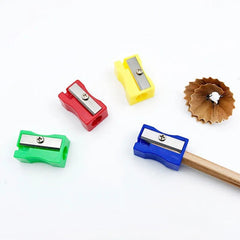 10pcs Single Hole Square Pencil Sharpener